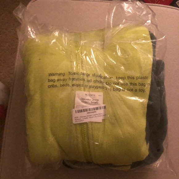 Silver Lilly Halloween Dinosaur Dress - Picture 3 of 5